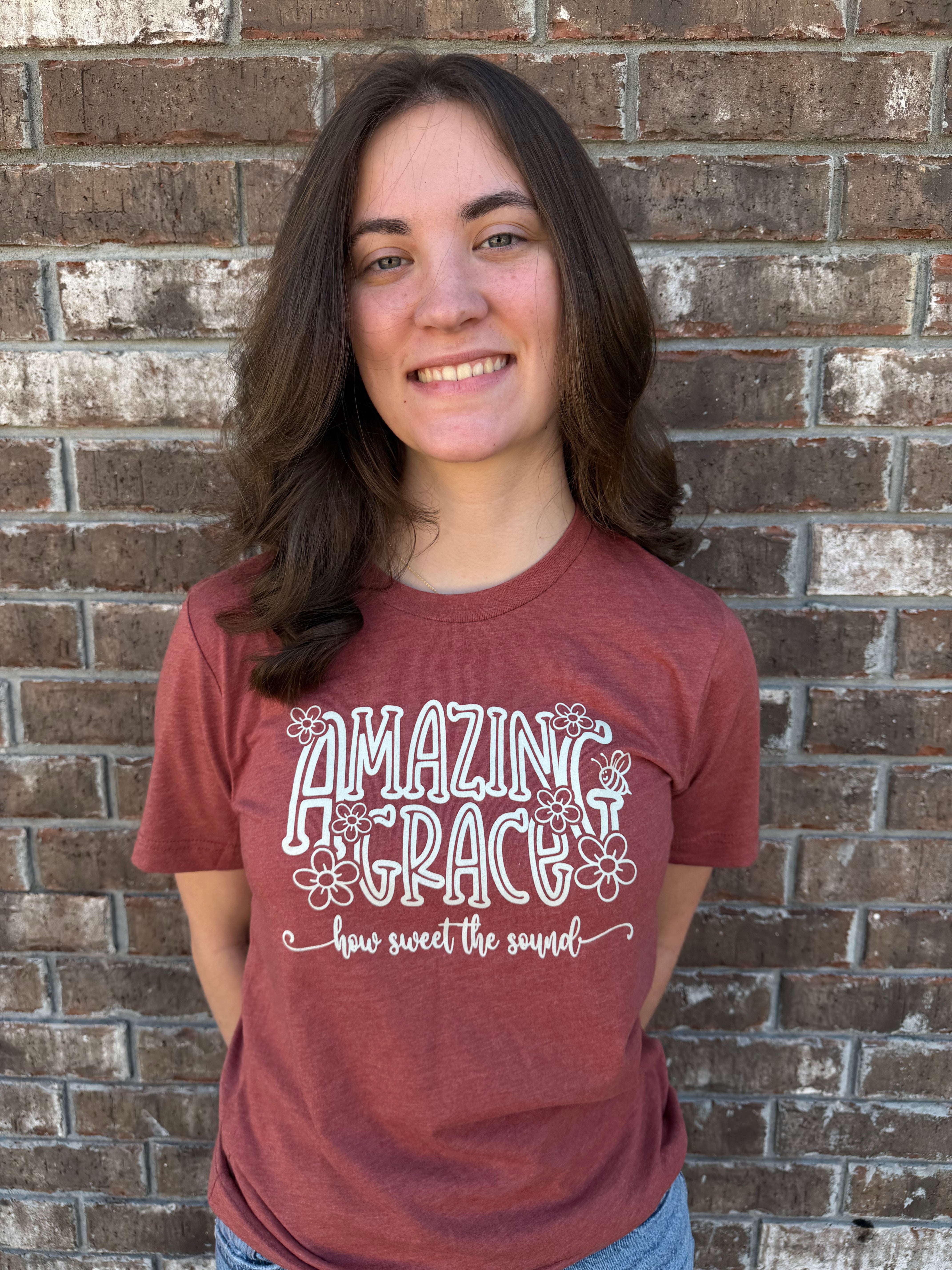 Amazing Grace Christian T-Shirt – Share the Faith Clothing