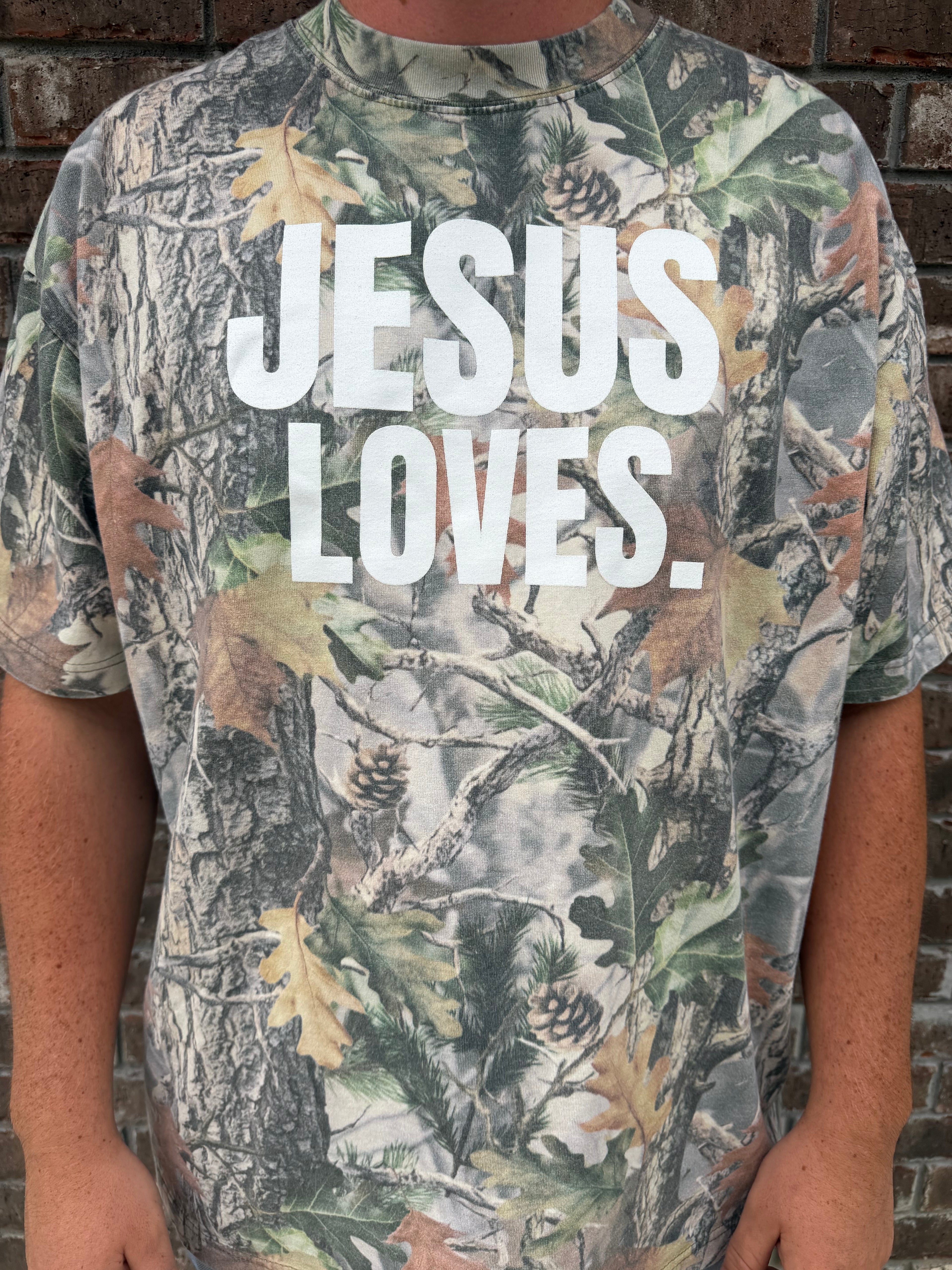 Jesus Loves. 100% Cotton Heavy Unisex Tee