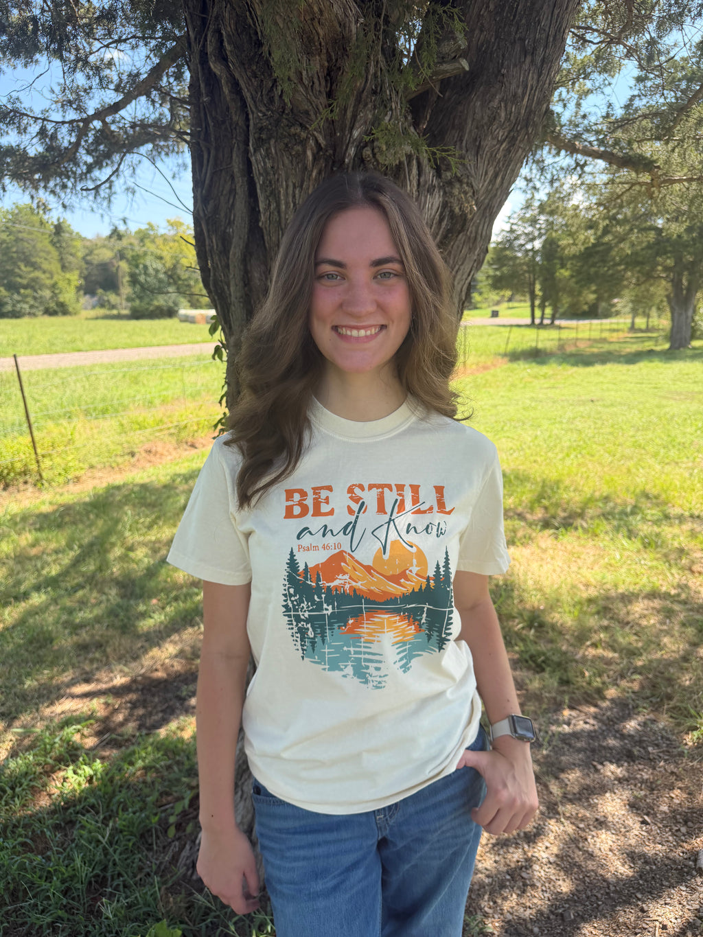 Be Still And Know 100% Cotton Heavy Tee