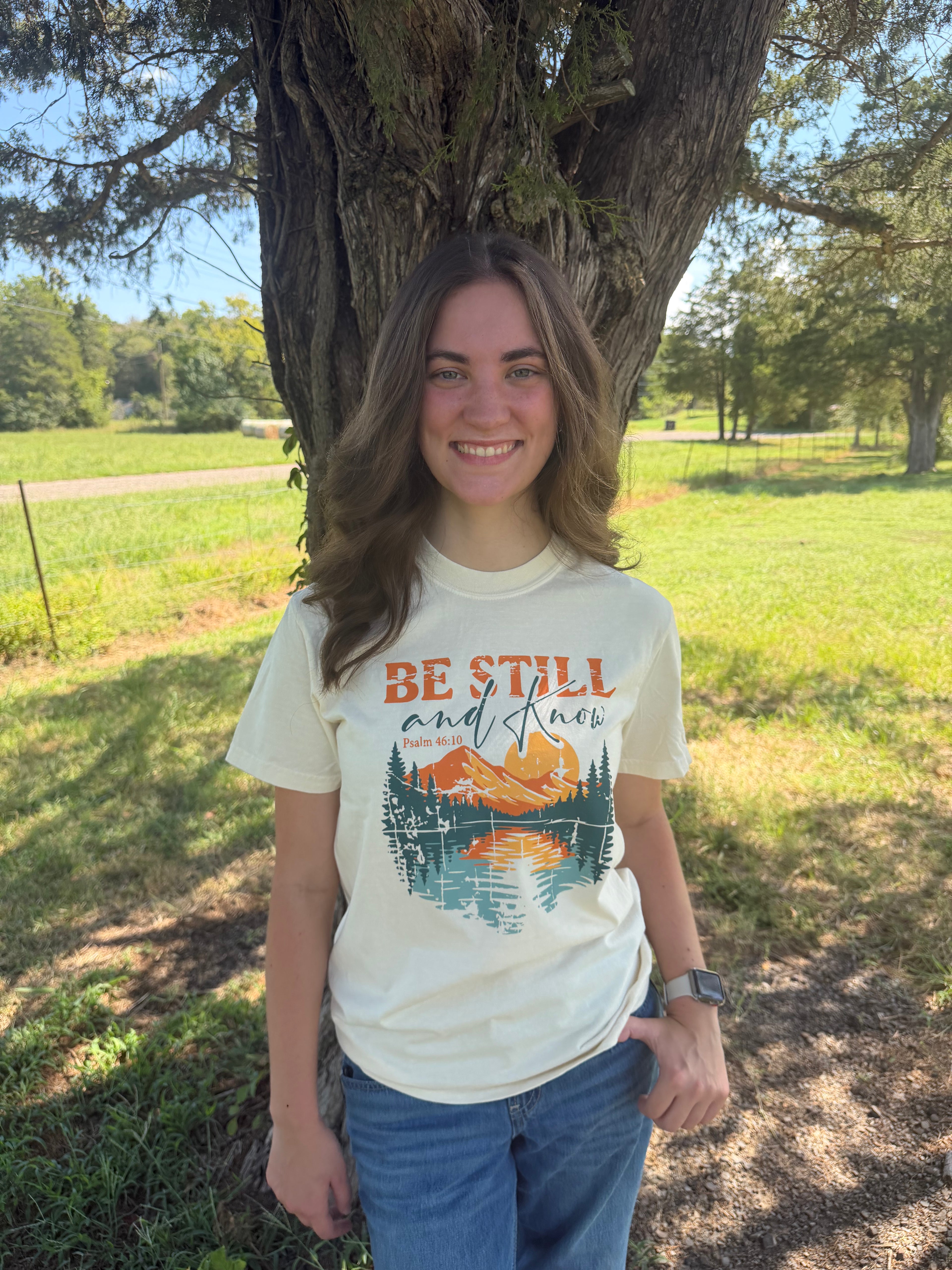 Be Still And Know 100% Cotton Heavy Tee